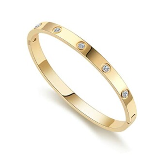 RIMRIVA Gold Bracelets for Women