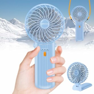 Best Mini Handheld Fans for Cooling - Portable, Lightweight, and Rechargeable